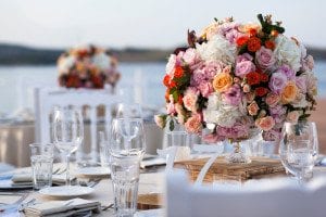 Wedding Reception Floral Arrangement