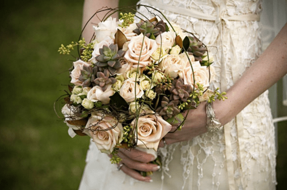 Beach and Vintage Wedding Bouquets