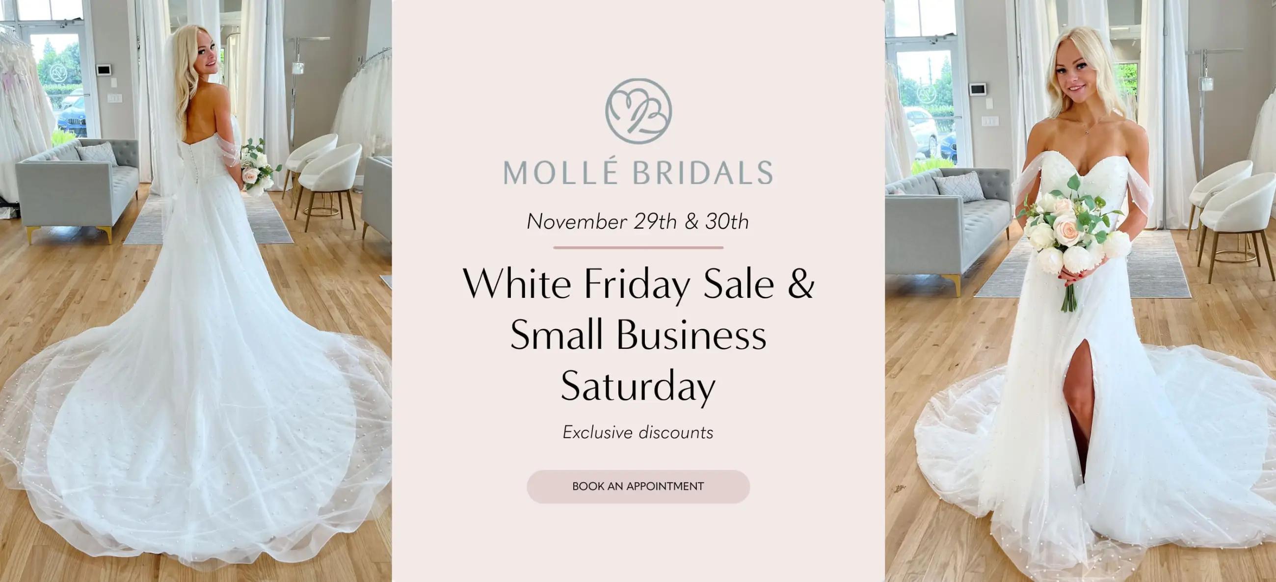 White Friday Sale & Small Business Saturday banner